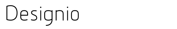 Designio font preview